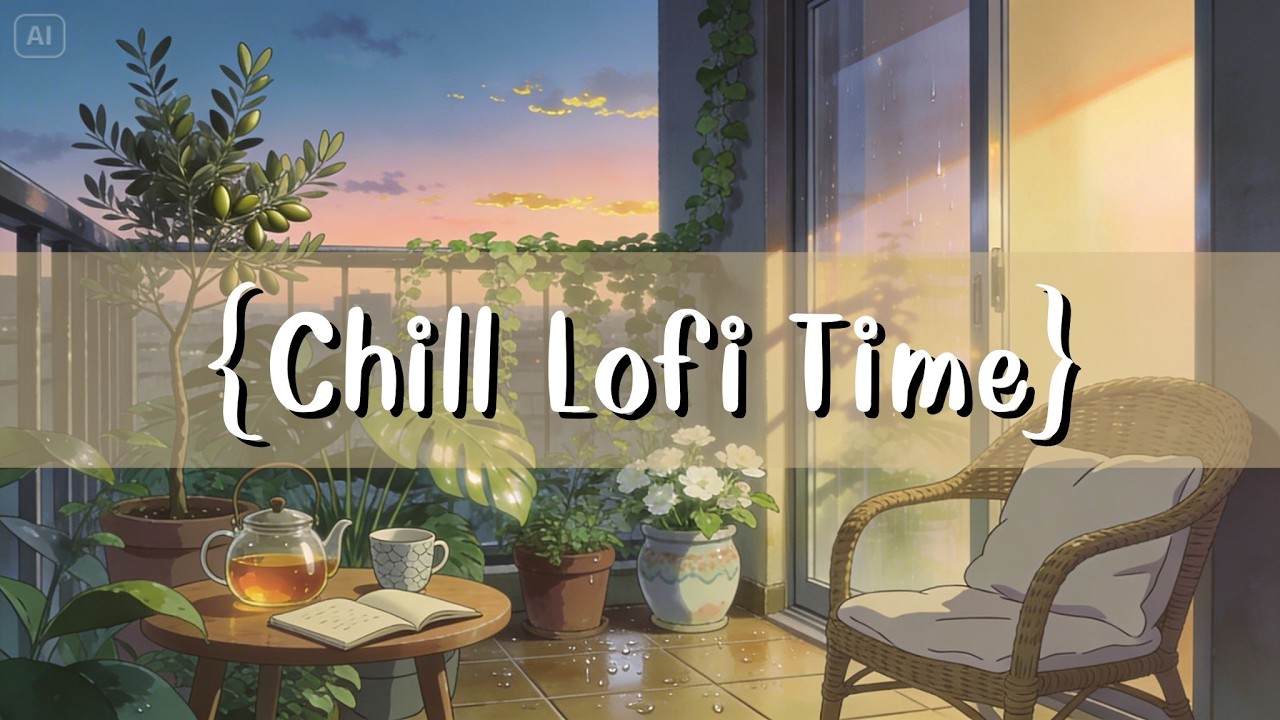 Lofi chillhop - Relax on the balcony - Soft music for Deep focus/ Study/ Work / relax