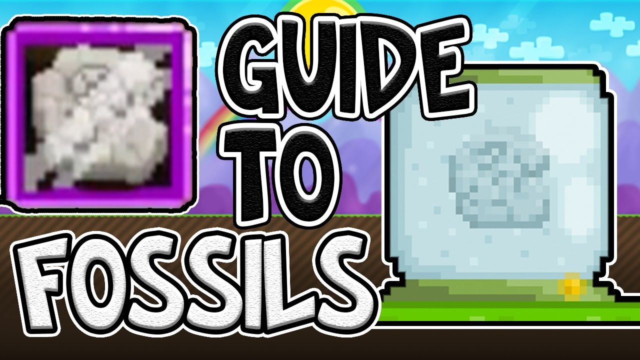 Growtopia - How To Find Fossils (Guide)