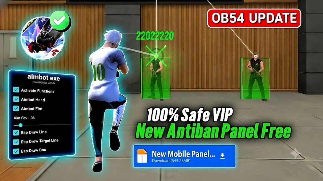 Free Fire Panel Mobile 🔥 FF Antiban Panel OB54 | Free Fire Hack New 😈 FF Injector 2026 | FF Panel
