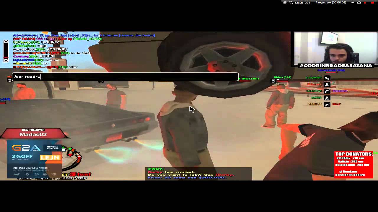 Codrin Bradea : Satana Play SA:MP Romania Super Stunt