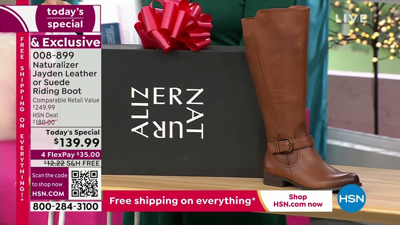 Naturalizer Jayden Leather or Suede Riding Boot