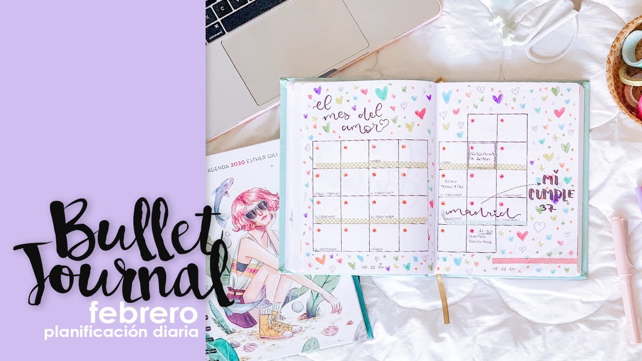 Bullet Journal Febrero: ¿Cómo organizo mis días? | NUNUSITE |