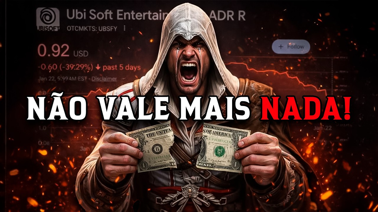 Ubisoft Está em Colapso Total: Ações em Queda, Jogos Cancelados e Liderança Perdida