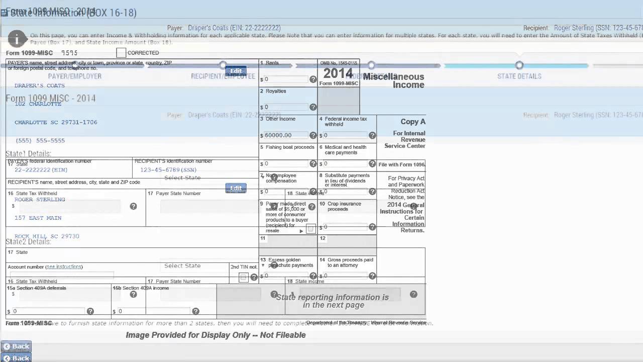 E-Filing IRS Form 1099 - ExpressTaxFilings