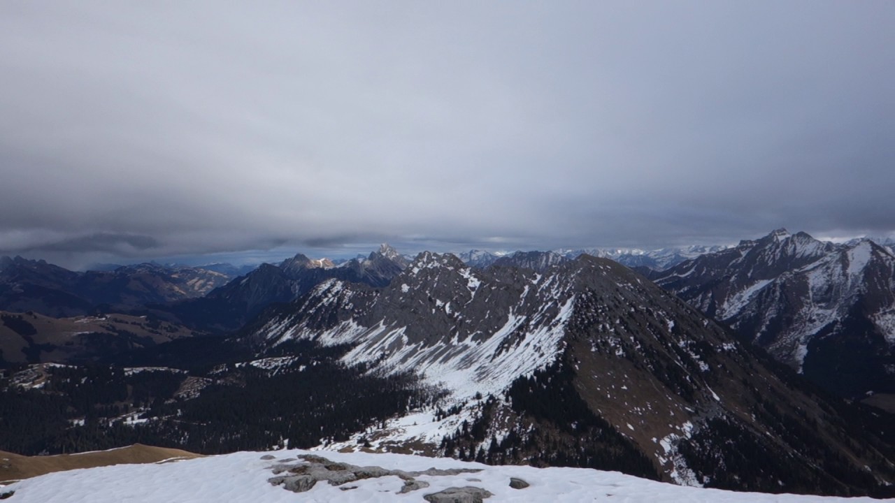 360 Tour de Famelon(2142m), Leysin, Vaud, Suisse, 24-12-2016