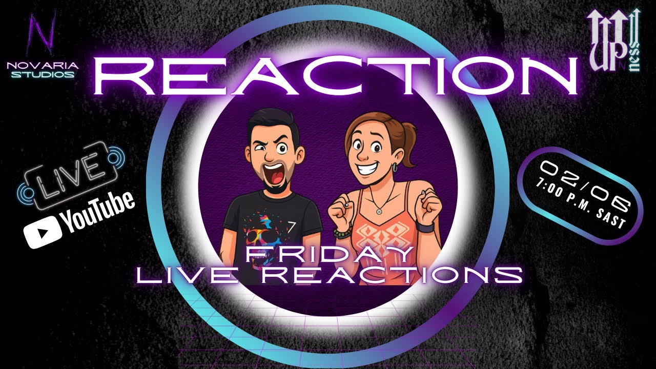 Friday LIVE music Reactions with Harry and Sharlene! Novaria Studios