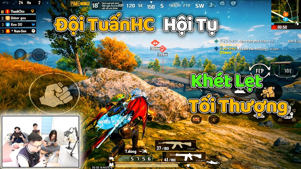 PUBG Mobile | DÀN ĐỘI HÌNH TUẤNHC HỘI TỤ – RANK TỐI THƯỢNG CHÁY MÁY