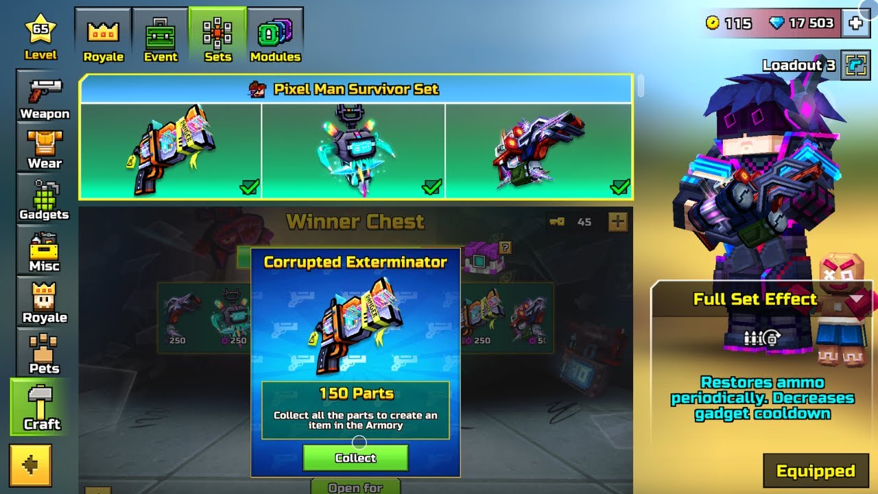 [Pixel Man Survivor Lottery] HOW MANY KEYS to get full set? Tips to reset if you get gems 🧐