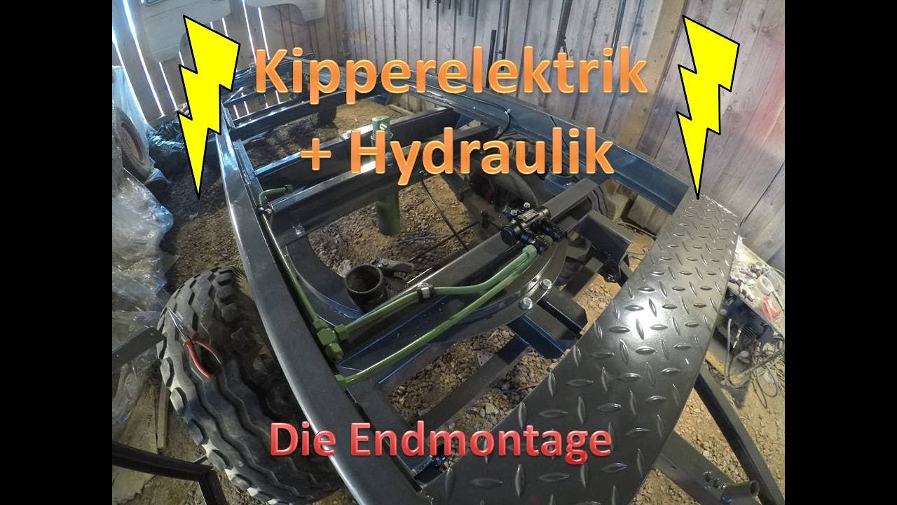 #28 Elektrik + Hydraulik am Zweiseitenkipper | Schraubervlog | #OIM