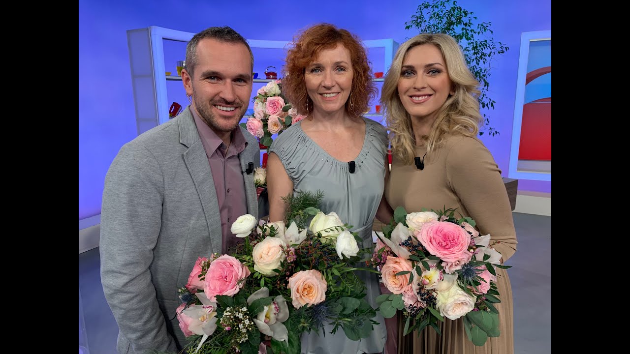 Svatební trendy design, ukázky typů kytic a výzdoby v  TV Nova
