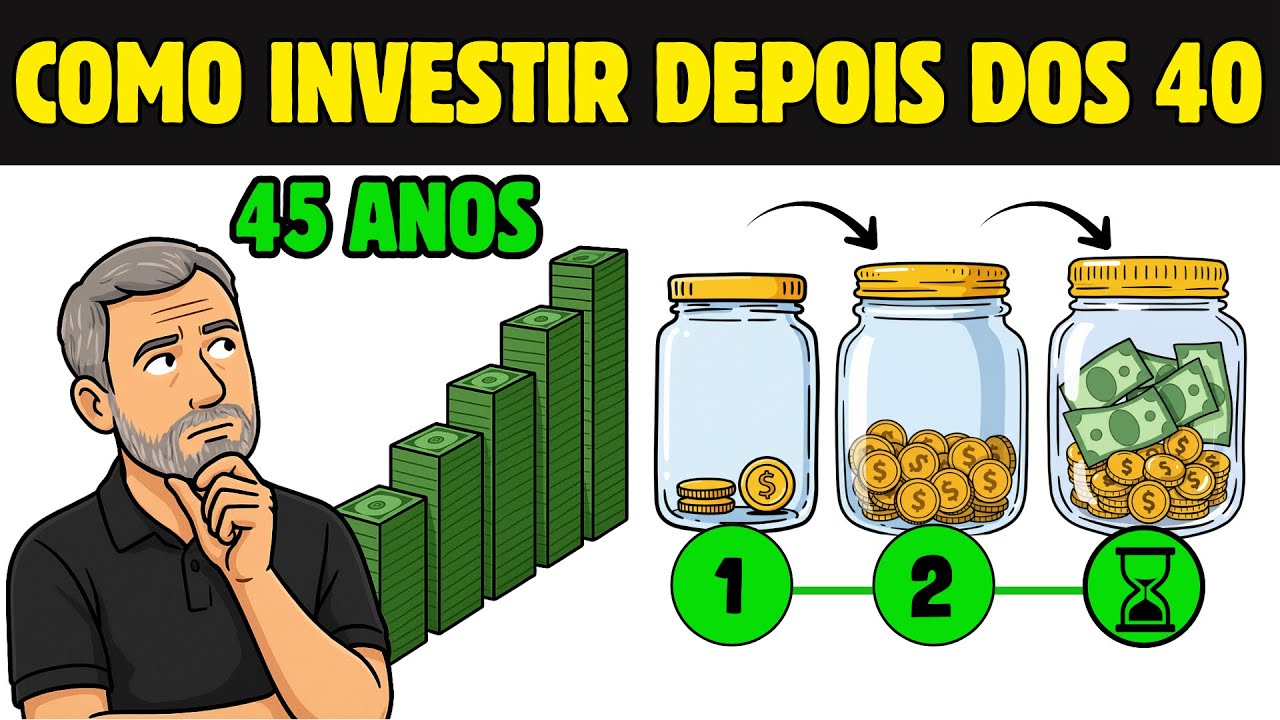 Como INVESTIR depois dos 40 ANOS! (comece agora mesmo)