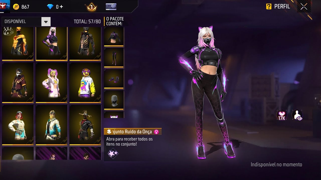 Conferindo as Skins do Evento Baile do Jaguar e As Skins que ainda vão chegar no Free Fire 