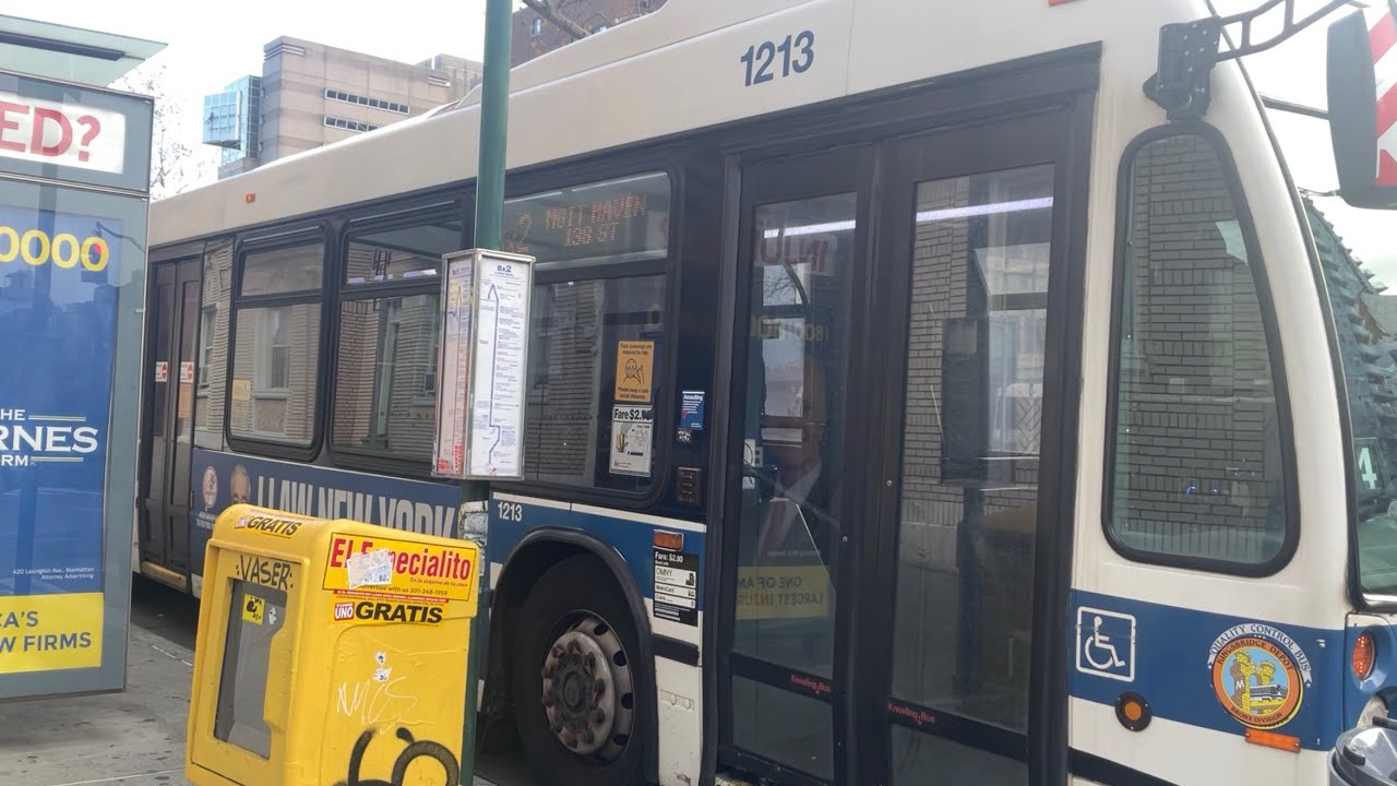 MTA NYCT Bus: 2010 Novabus LFSA #1213 on Bx2 to MOTT HAVEN 138 ST VIA CONCOURSE