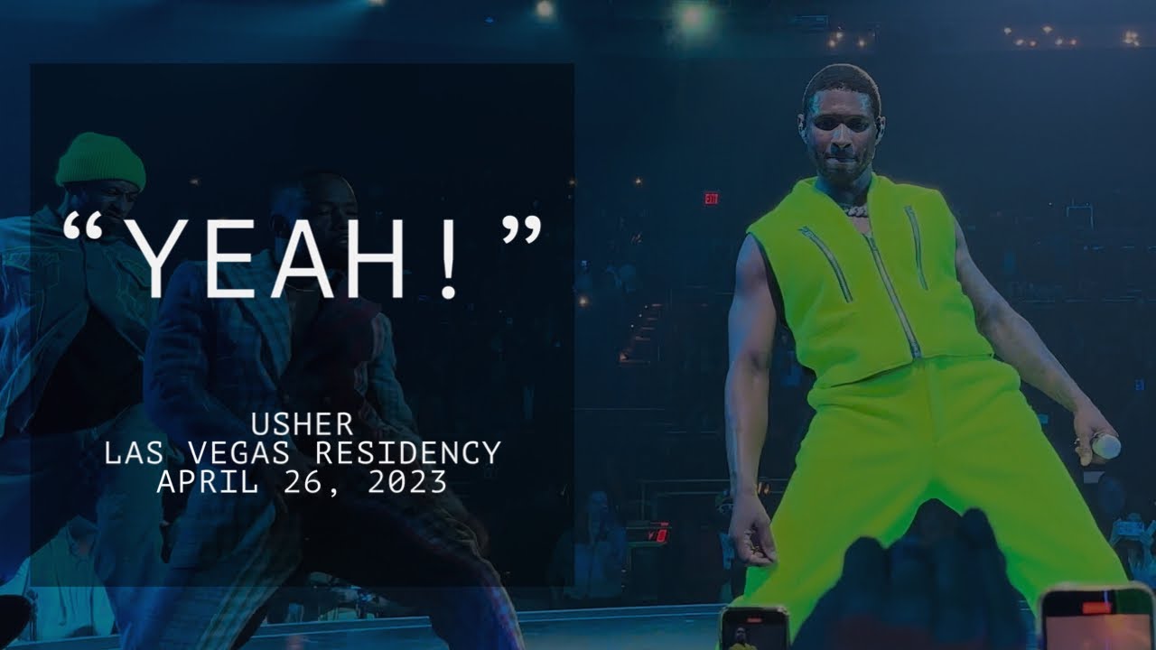 Usher live in concert Las Vegas “Yeah!” LAS VEGAS RESIDENCY 2023