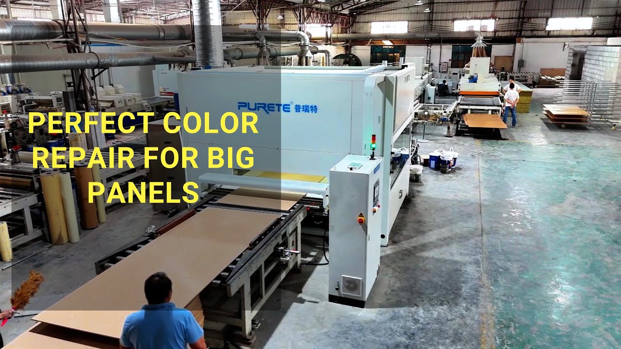 Automatic Spray Painting Machine for Large Panels | Color Correction & Surface Refinishing