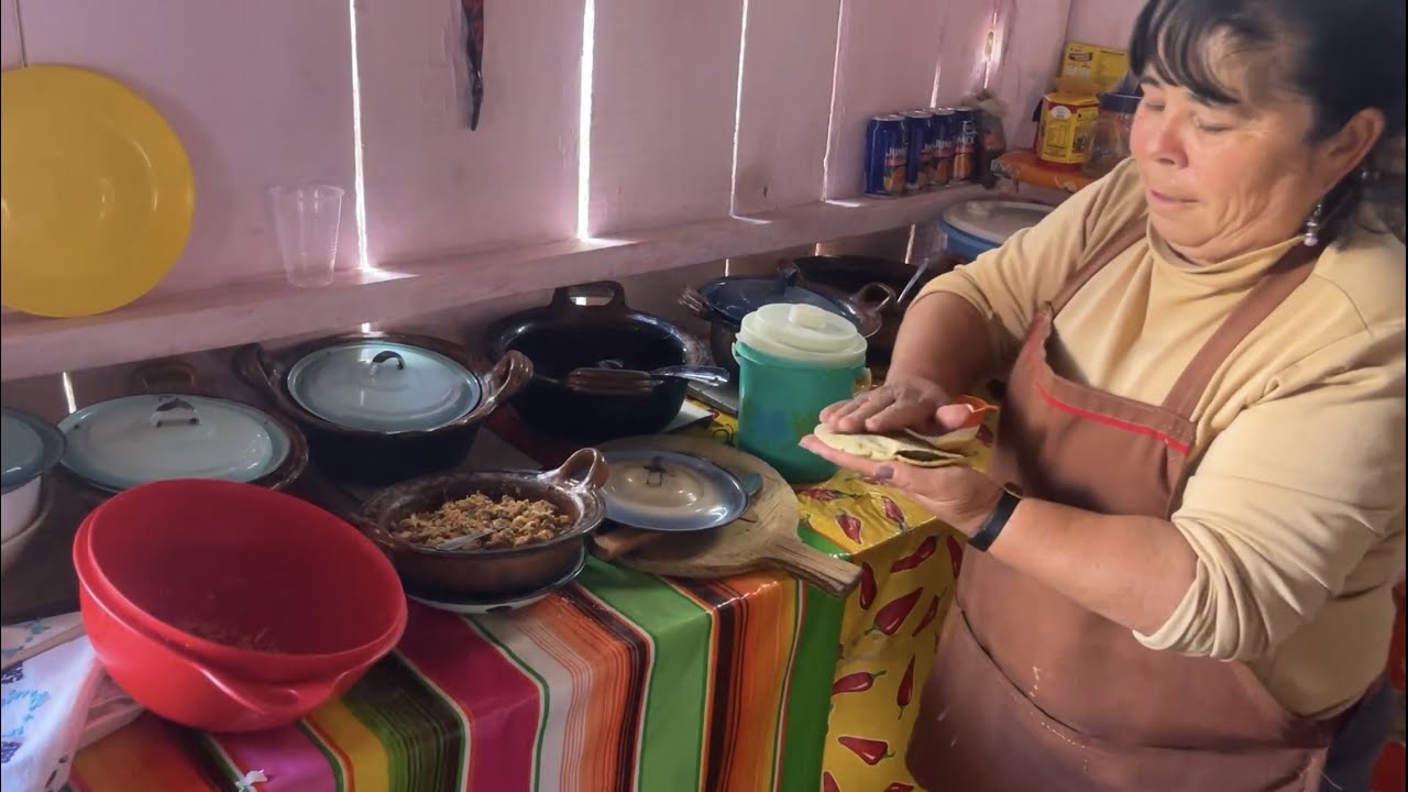 Gorditas en la sierra de Durango
