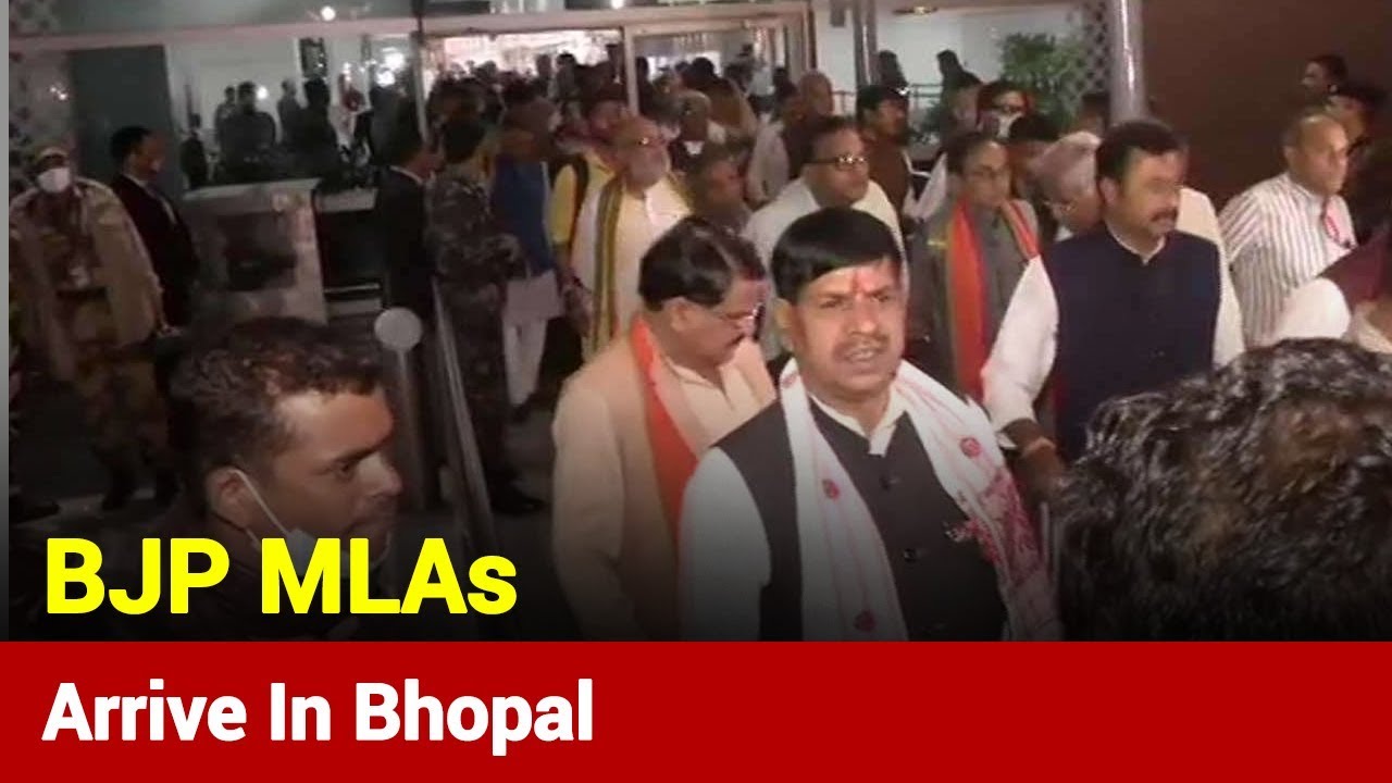 Madhya Pradesh Political Crisis: BJP MLAs Arrive In Bhopal | News Nation