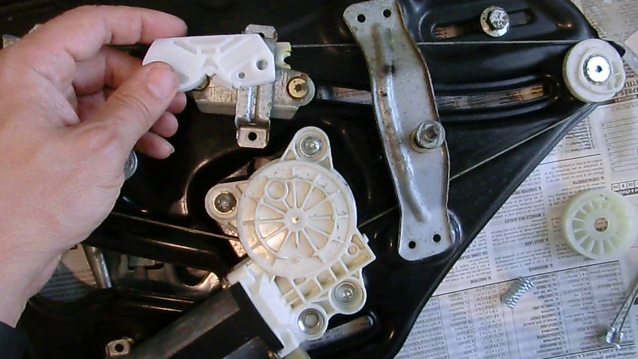 Mercedes CLK W209 C209 leve vitres arriere mecanisme et reparation