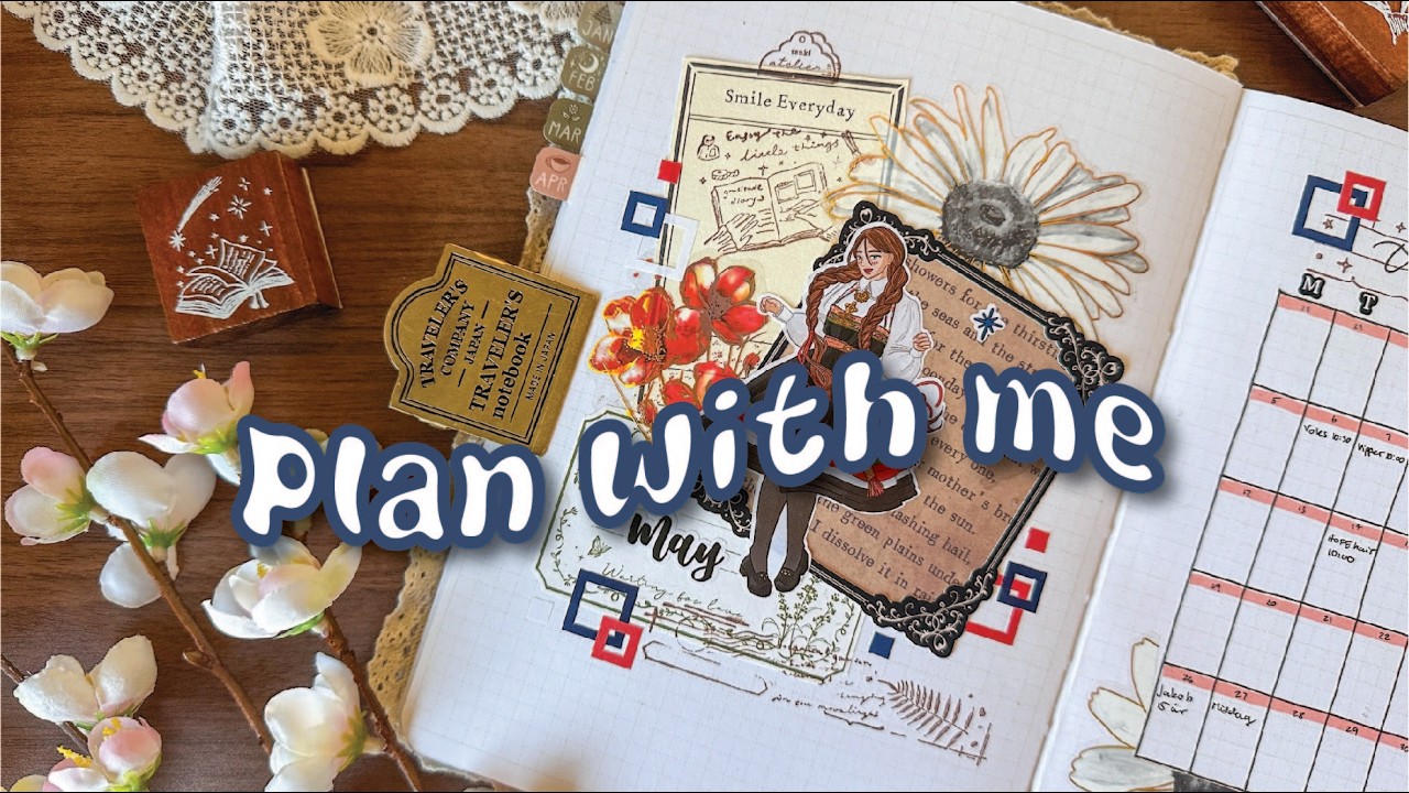 PLAN WITH ME | Norway themed BUJO setup for May 2025