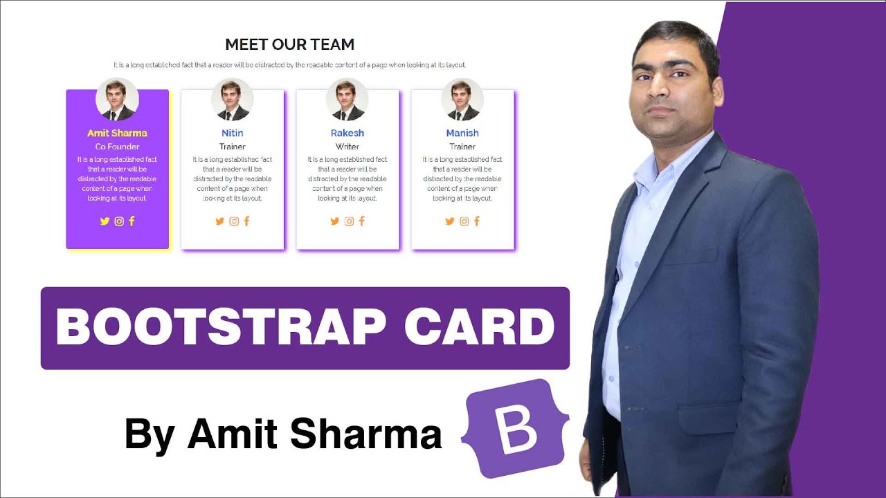 Bootstrap Card - Learn how to use Card in Bootstrap | Bootstrap 5 In Hindi