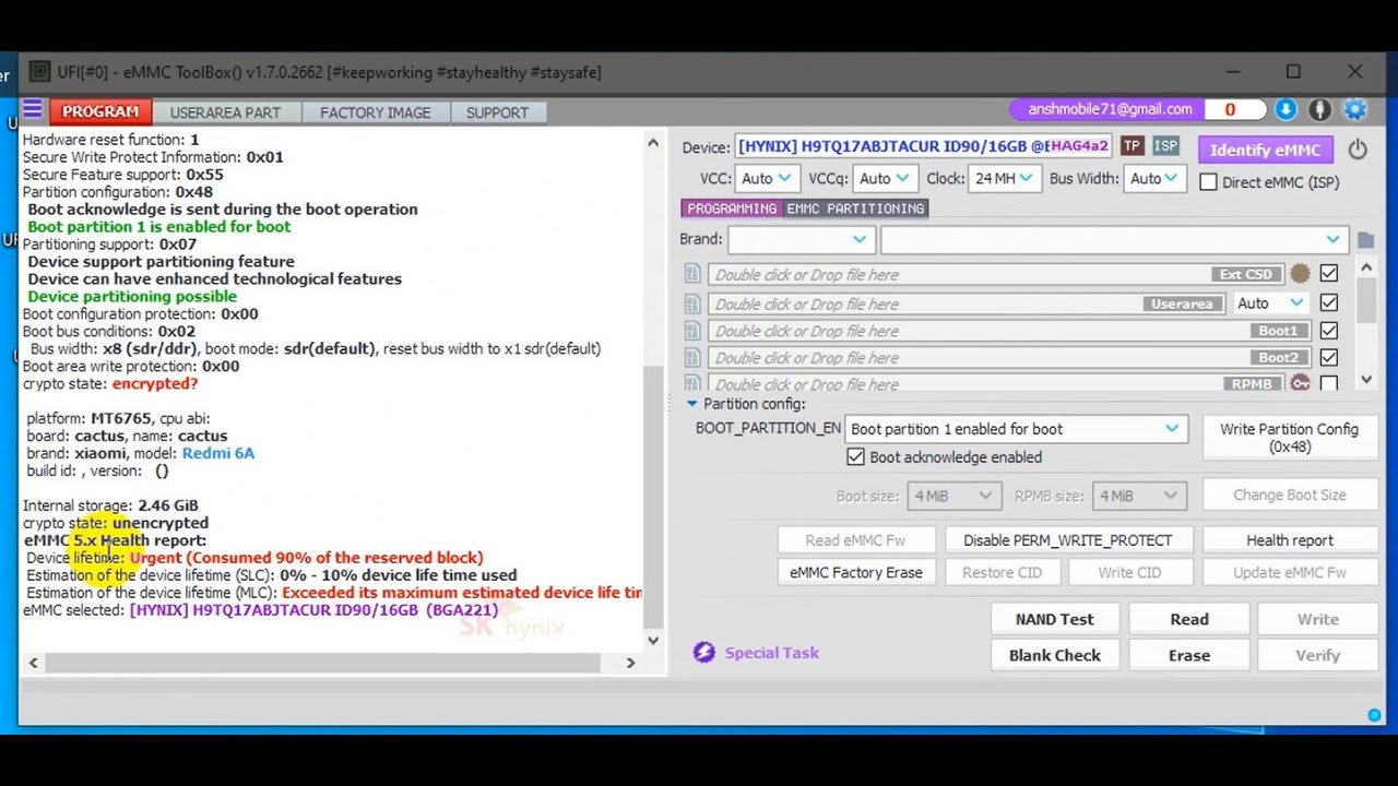 Ufi box emmc programming | eMMc Bad Health | ufi box emmc health repair