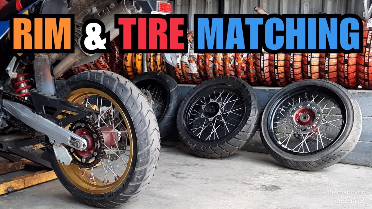 Matching tires to your motorcycle's rims - 4 examples from good to bad