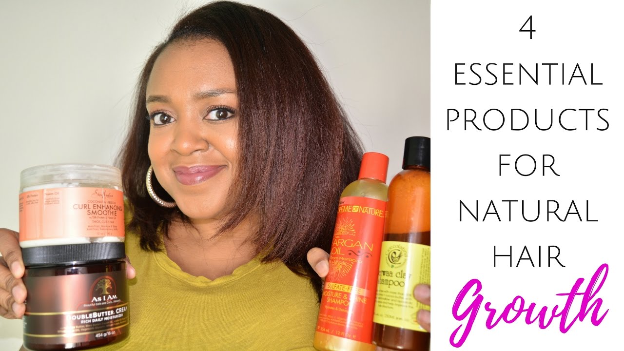 4 ESSENTIAL PRODUCTS FOR MAXIMUM NATURAL HAIR GROWTH | FOR NEW NATURALS | THE CURLY CLOSET
