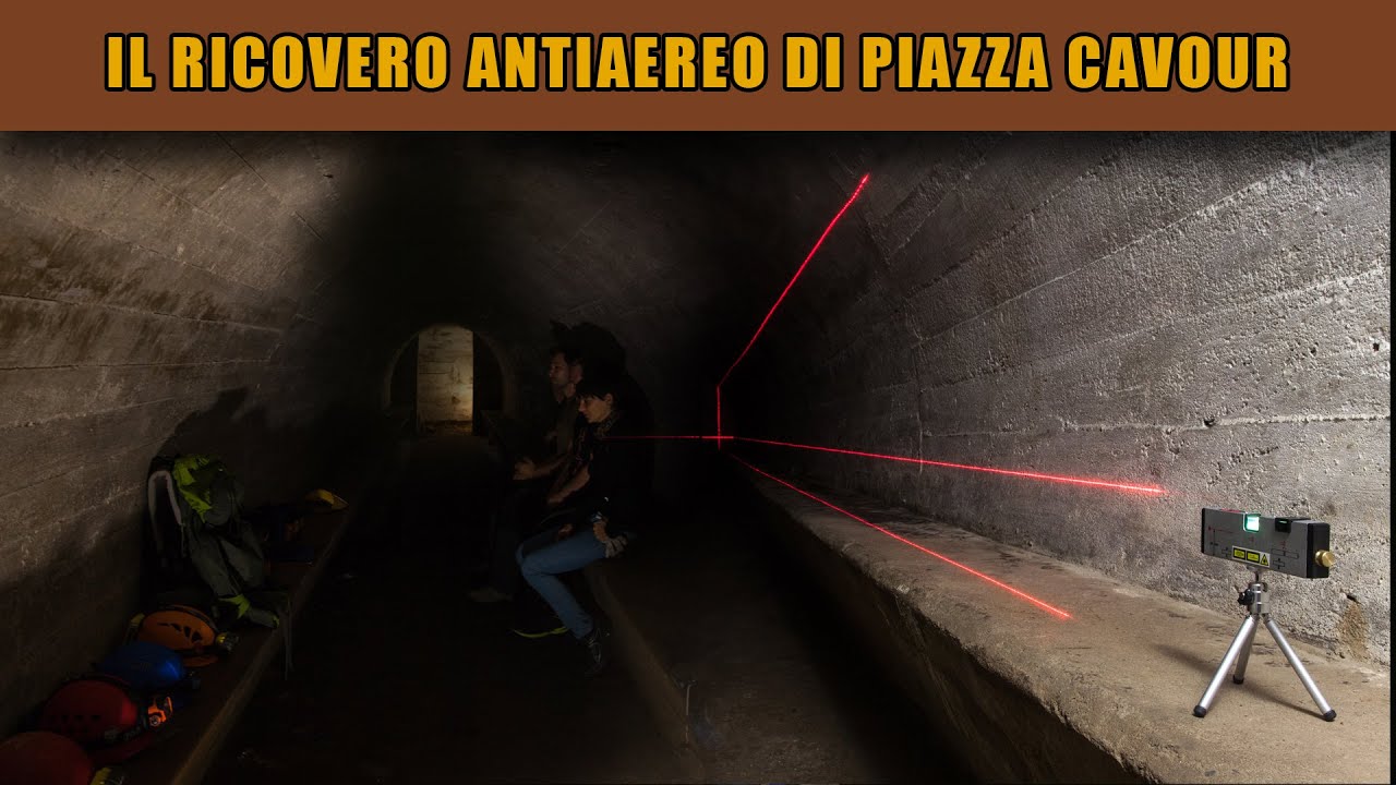 Esplorazione del ricovero antiaereo di piazza Cavour, Vercelli (VC)