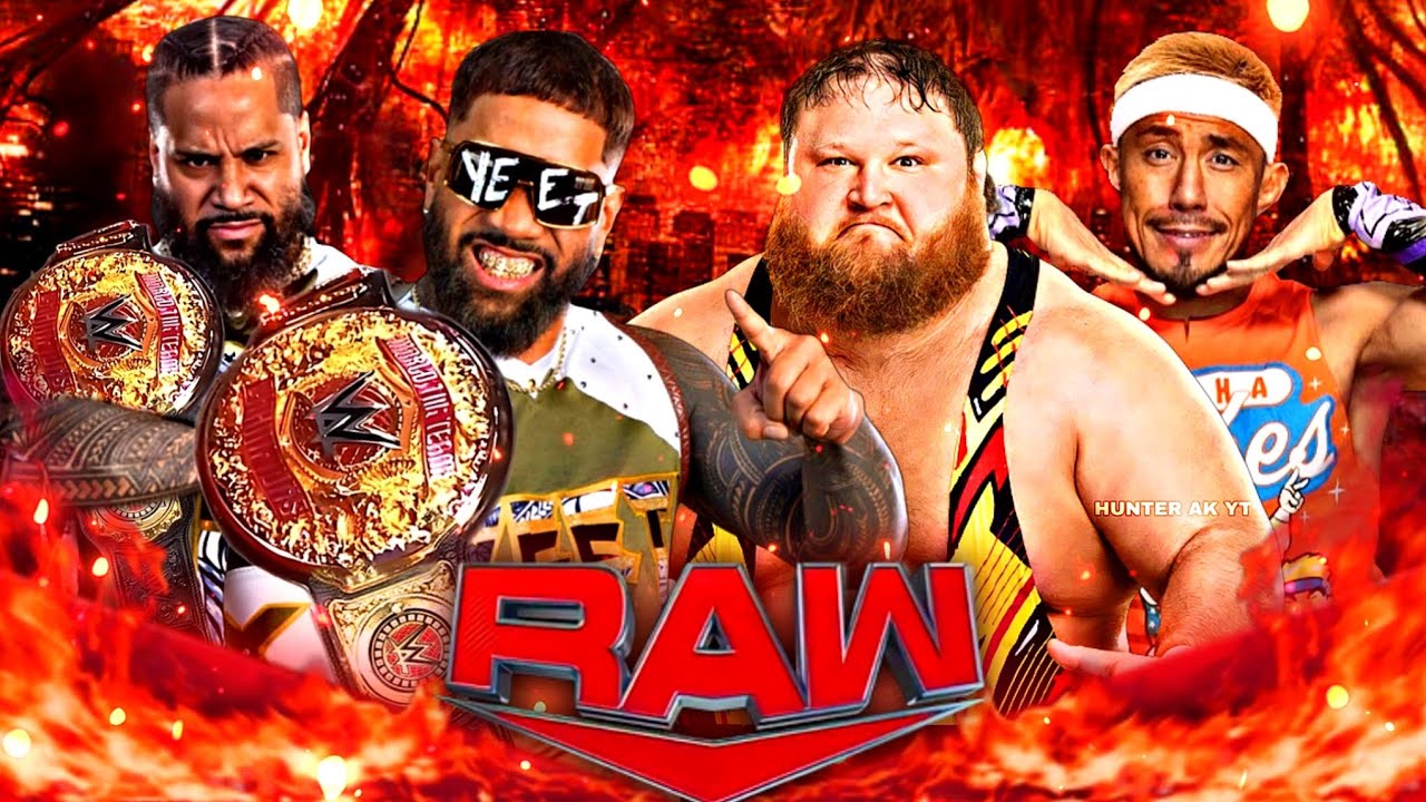 The Usos(Jimmy & Jey) vs Alpha Academy(Akira Tozawa & Otis) WWE Raw Tag Team Championship-FULL MATCH