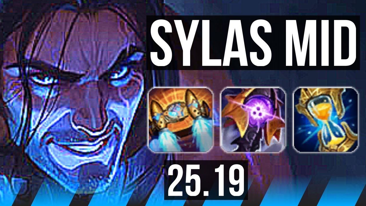 SYLAS vs AHRI (MID) | 55k DMG, Godlike | KR Master | 25.19