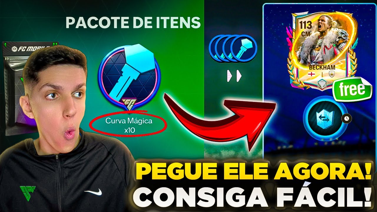 🚨BUG?😱COMO CONSEGUIR V&Aacute;RIAS curva m&aacute;gica & PEGAR at&eacute; BECKHAM 113🔥 FC MOBILE 26
