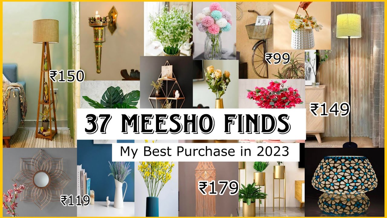 37 Meesho Finds in 2023 My Best & Affordable Purchase #meeshodecor #homedecorfinds @meesho