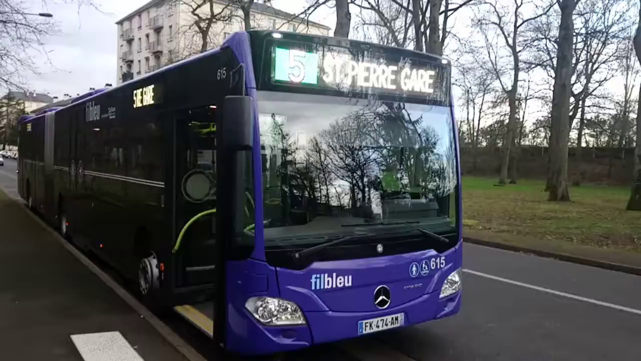 Présentation d'un Mercedes Benz GC2 €6 n°615 Du réseau FilBleu