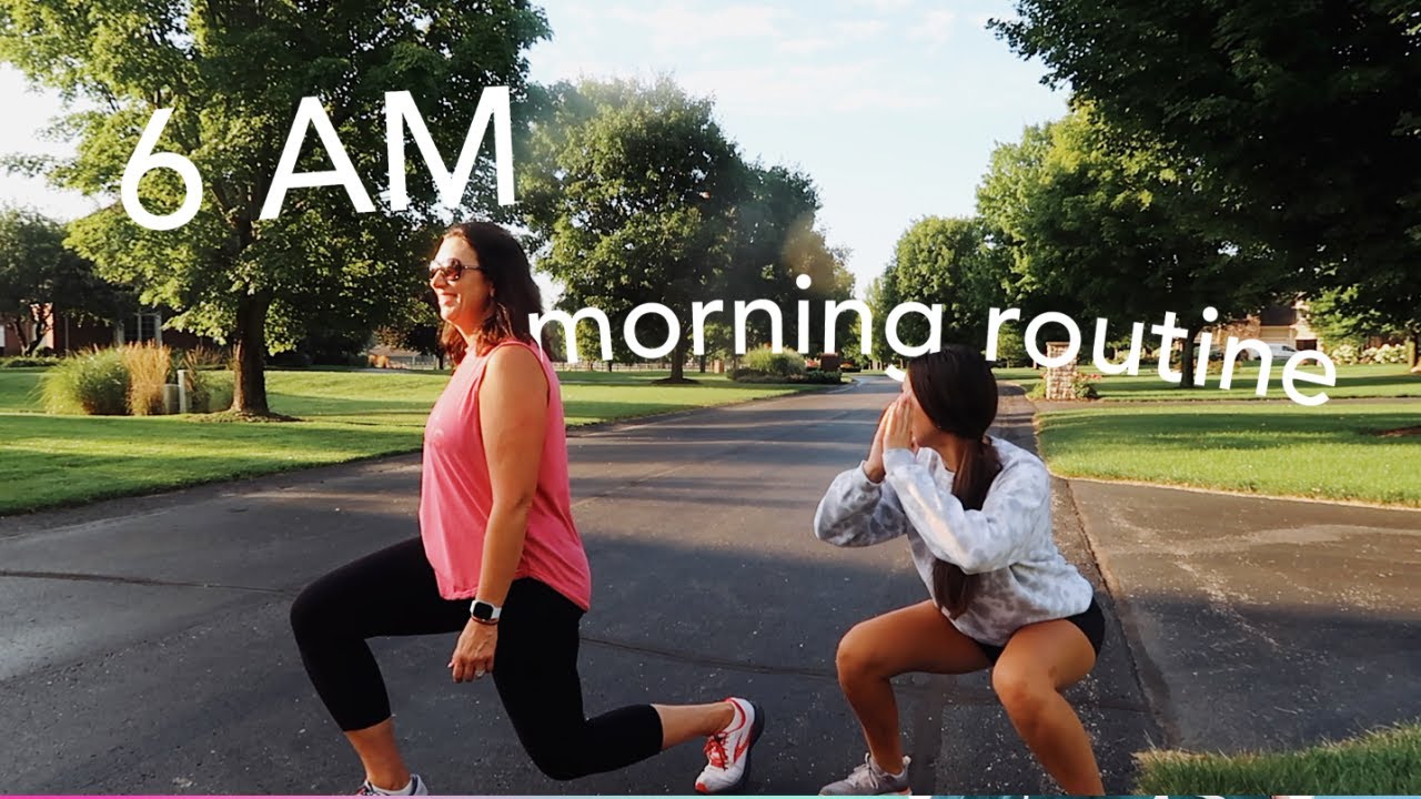 copying my moms 6am morning routine