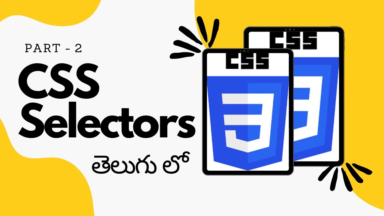 2. Selectors In CSS || CSS Tutorial for Beginners in Telugu