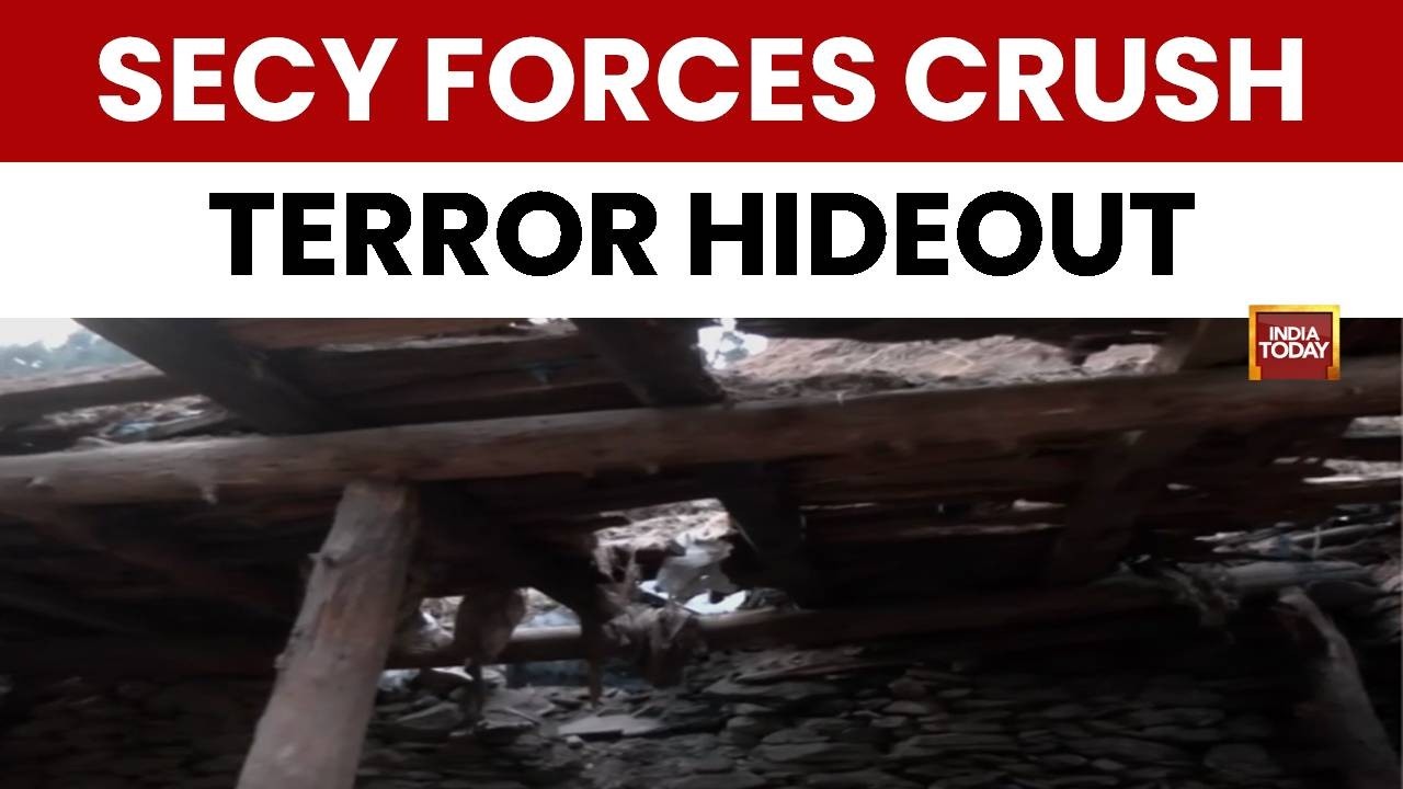 J&K: Security Forces Destroy Jaish Terror Hideout In Kishtwar, Kill 3 Militants | India Today
