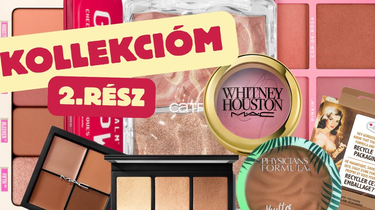 PIROSÍTÓK, BRONZEREK, HIGHLIGHTEREK - Sminkkollekcióm 2025 - 2. rész