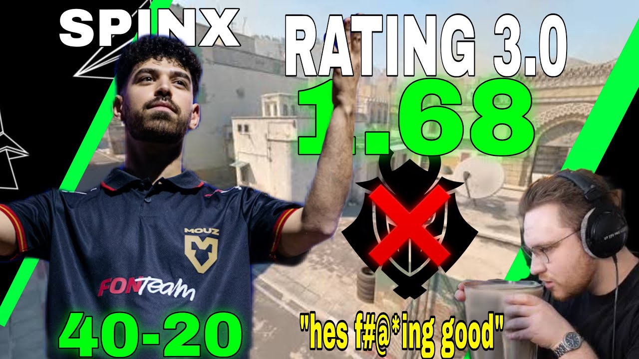 POV SPINX PRIME против G2 в IEM KRAKOW (ohnepixel потерпел поражение)