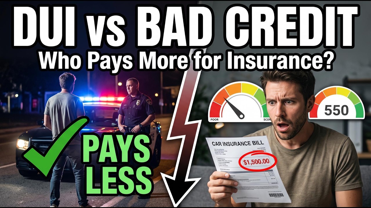 Your Credit Score Secretly Controls Your Car Insurance Rate &mdash; Here's the Math