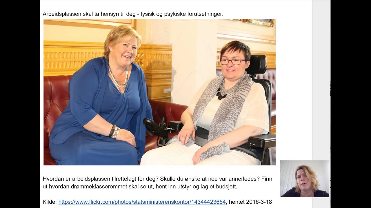 Tilrettelegging av arbeidsplassen