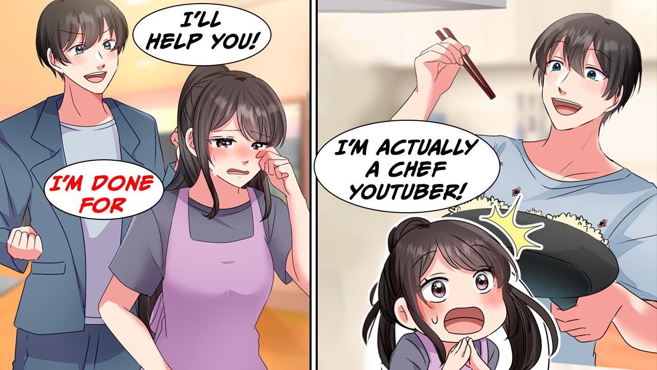 [Manga Dub] A famous cooking YouTuber helps a restaurant that's about to go out of business [RomCom]