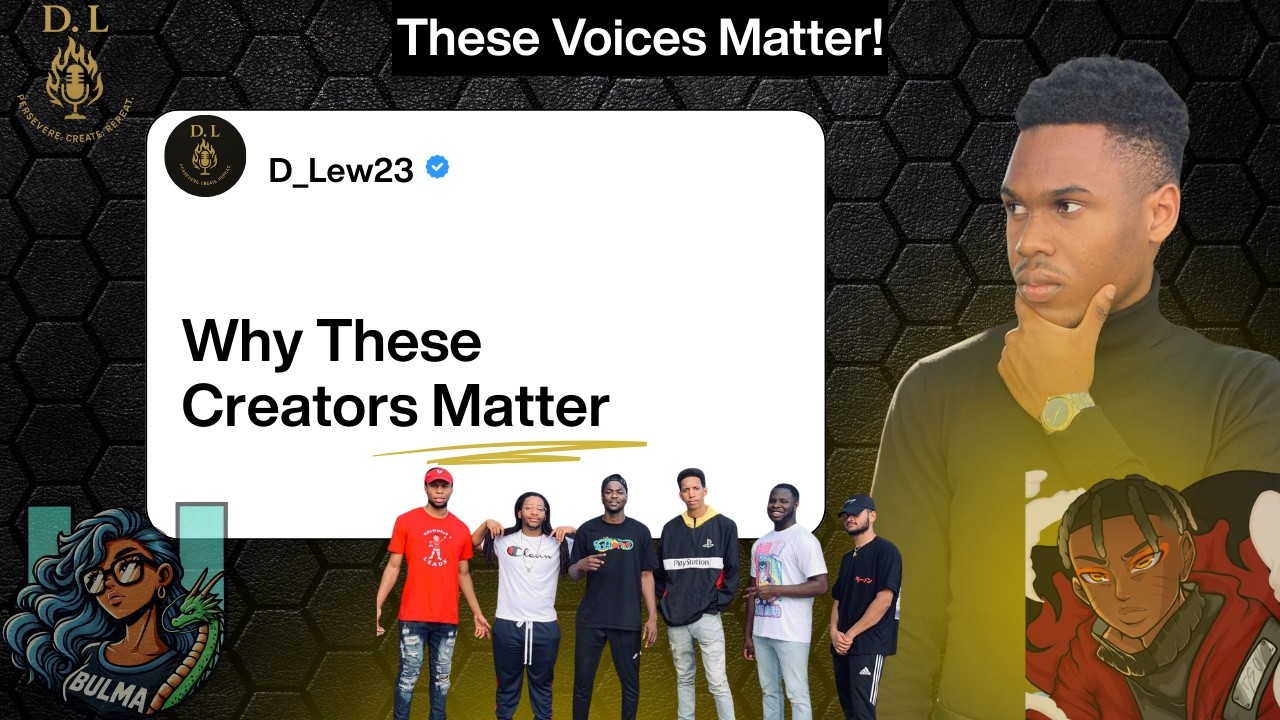Giving Flowers to Black Anime Creators | These Voices Matter