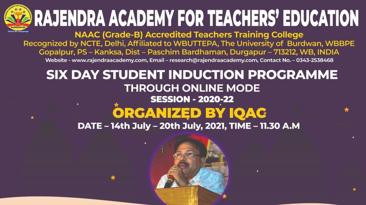 STUDENT INDUCTION PROGRAM, RATE (DAY 6)