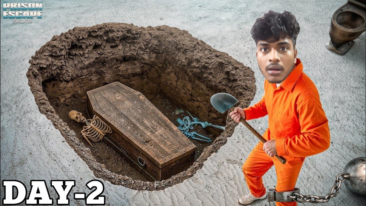 I Found Coffin 😨 While Escaping The Prison|Prison Escape Part-2|On Vtg!