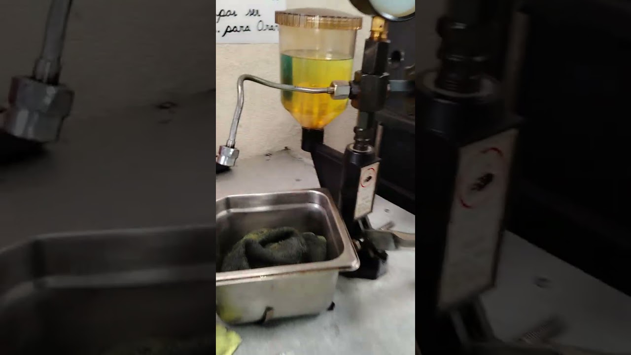Limpieza de Inyectores diésel y calibración, inyector mecanico