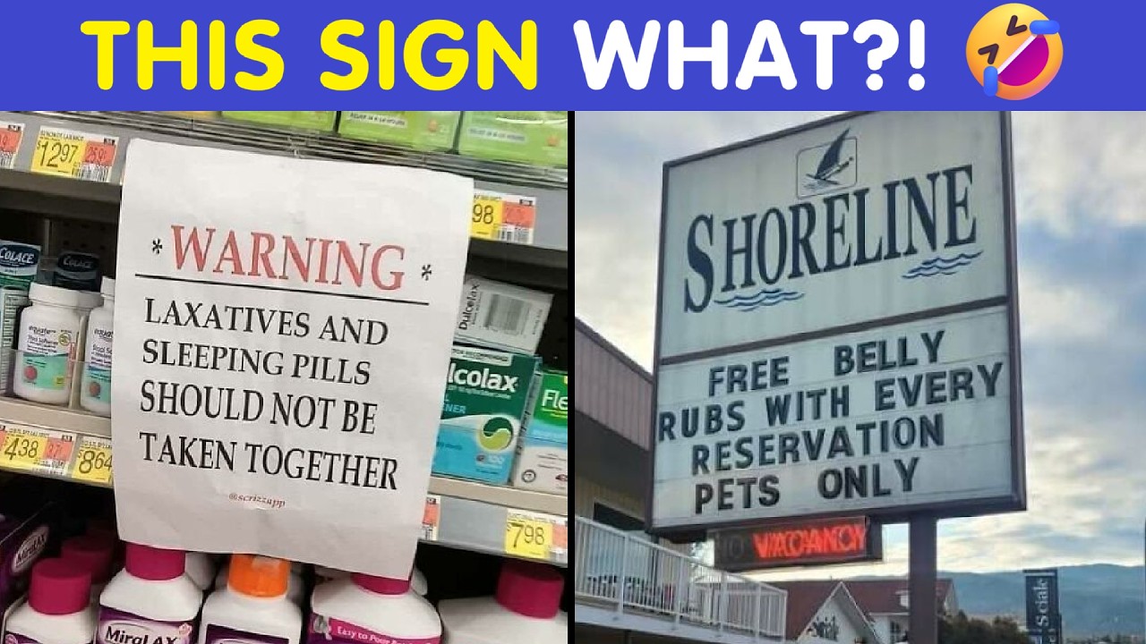 Public Signs That Accidentally Became Comedy Gold