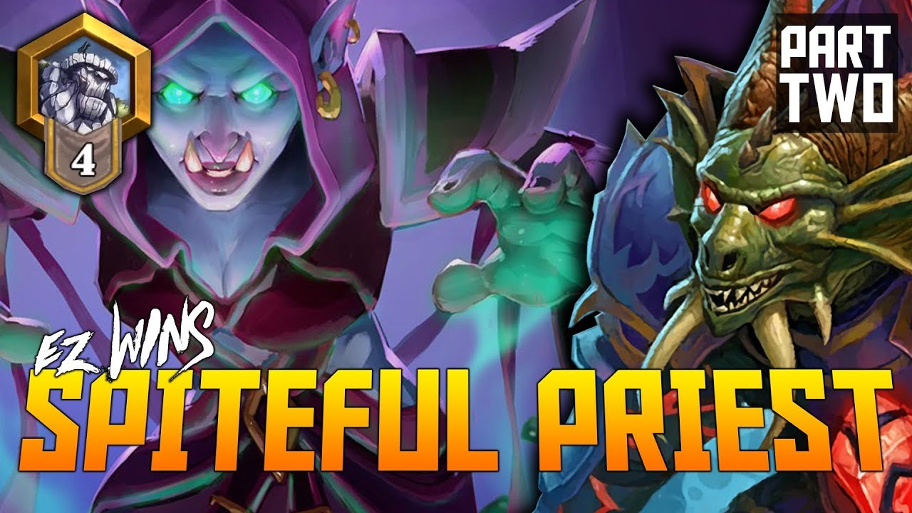 Spiteful Priest @ Rank 5-4 | Part 2 | Hearthstone | Dekkster