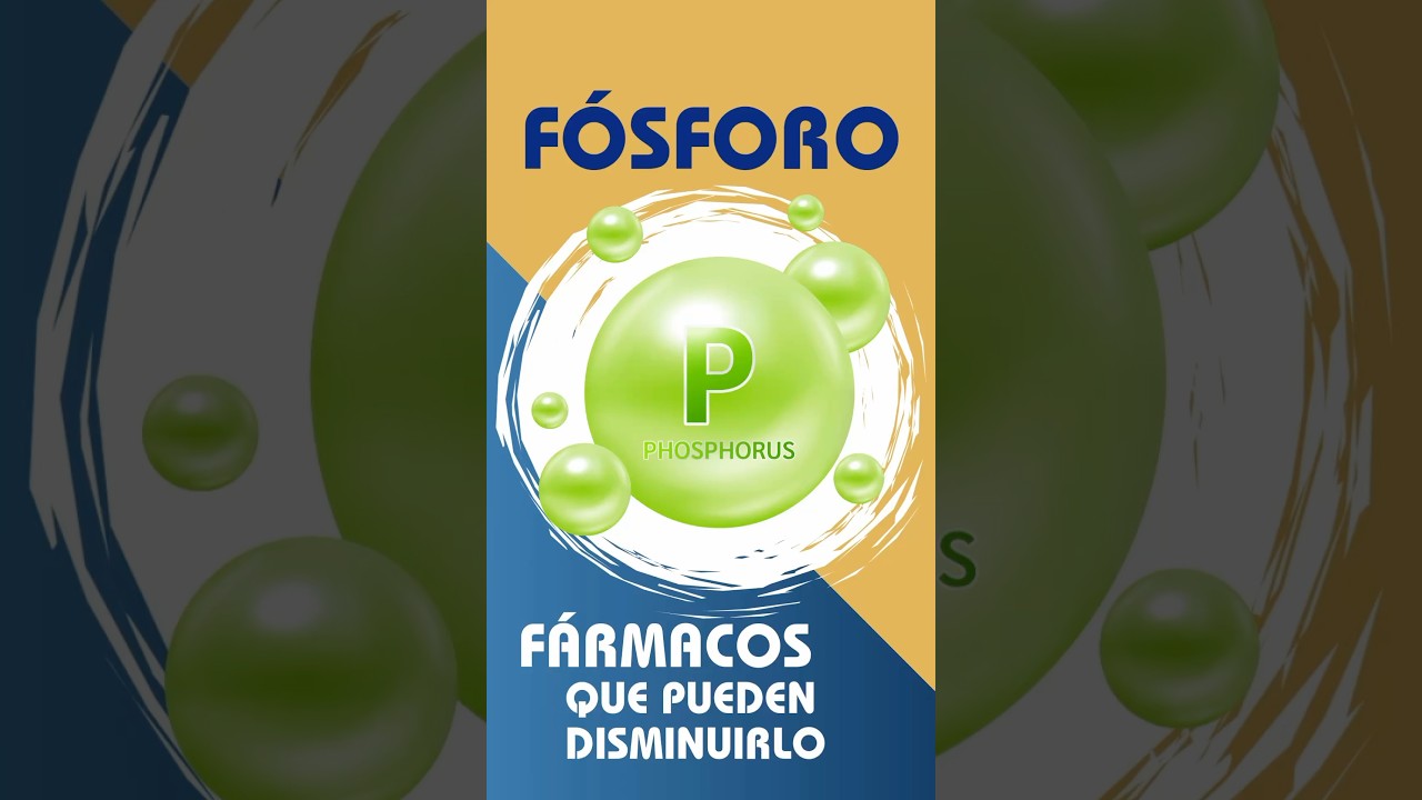 &iexcl;CUIDADO! F&Aacute;RMACOS QUE PUEDEN BAJAR LOS NIVELES DE F&Oacute;SFORO #shorts