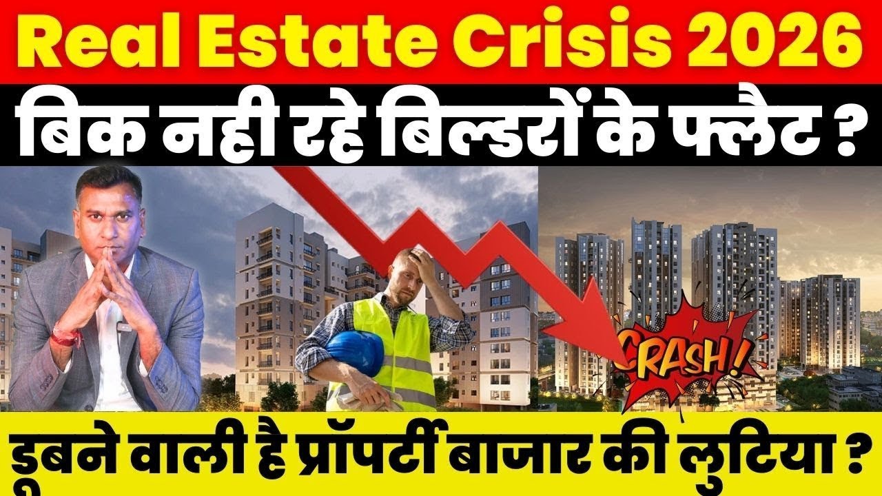 Real Estate Crisis 2026 बिक नही रहे बिल्डरों के फ्लैट ? डूबने वाली है Property बाजार की लुटिया ?