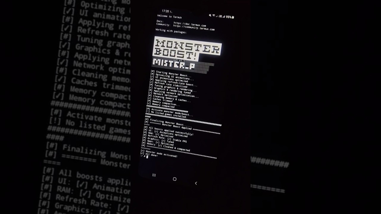 Monster Mode Active Boost | No Root Brevent Optimize Games #fpsboost #smoothgame #tutorial #noroot